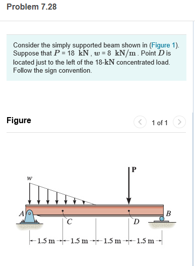 Solved Part A.) Determine the internal normal force at | Chegg.com