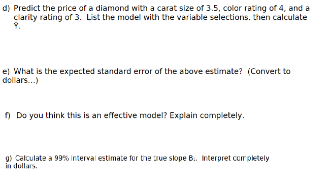 Solved Multiple Regression Assignment #18 The Following Data | Chegg.com