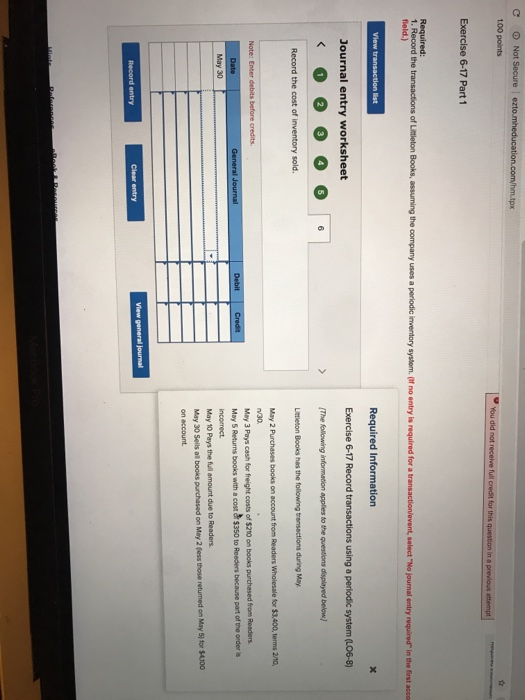 Solved field.) Journal entry worksheet May 2 Purchases books | Chegg.com
