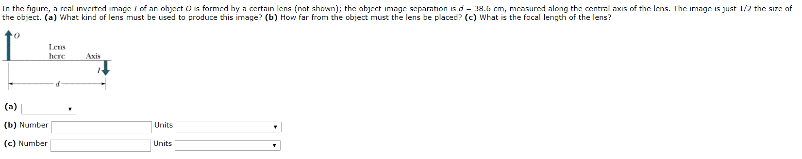 Inverted Image Math Solved In the figure, a real inverted image I of an object O | Chegg.com