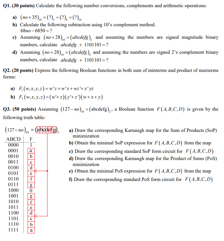 Solved Q1. (30 points) Calculate the following number | Chegg.com
