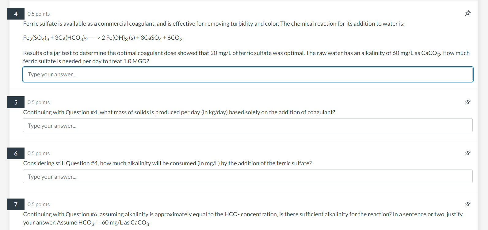 Solved Fe2(SO4)3+3Ca(HCO3)2−−−>2Fe(OH)3( s)+3CaSO4+6CO2 | Chegg.com