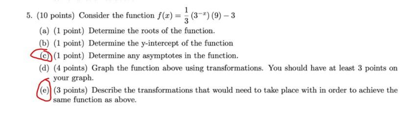Solved 5. (10 points) Consider the function f(x) = $ | Chegg.com
