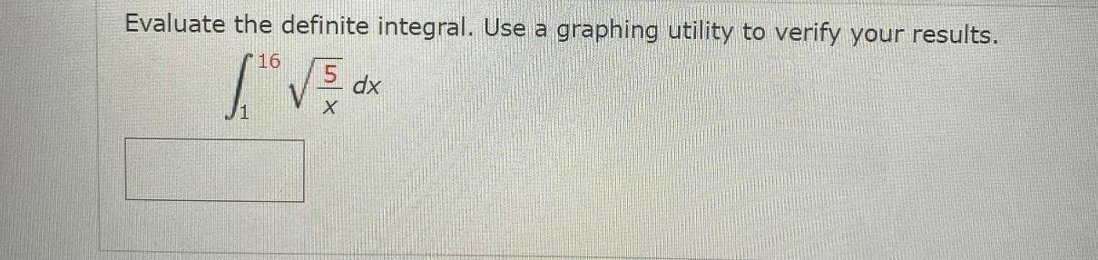 Solved Evaluate the definite integral. Use a graphing | Chegg.com