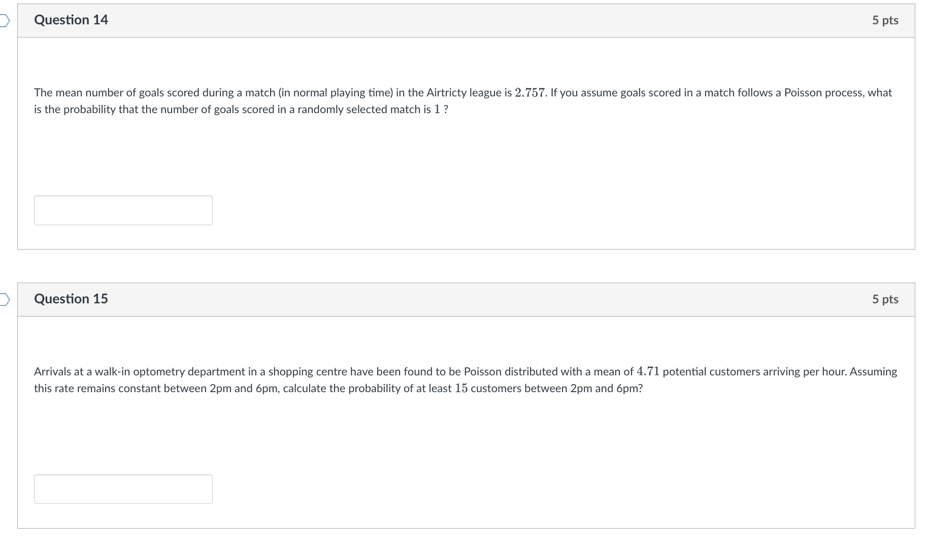 Using RstudioQuestion 14The mean number of goals | Chegg.com