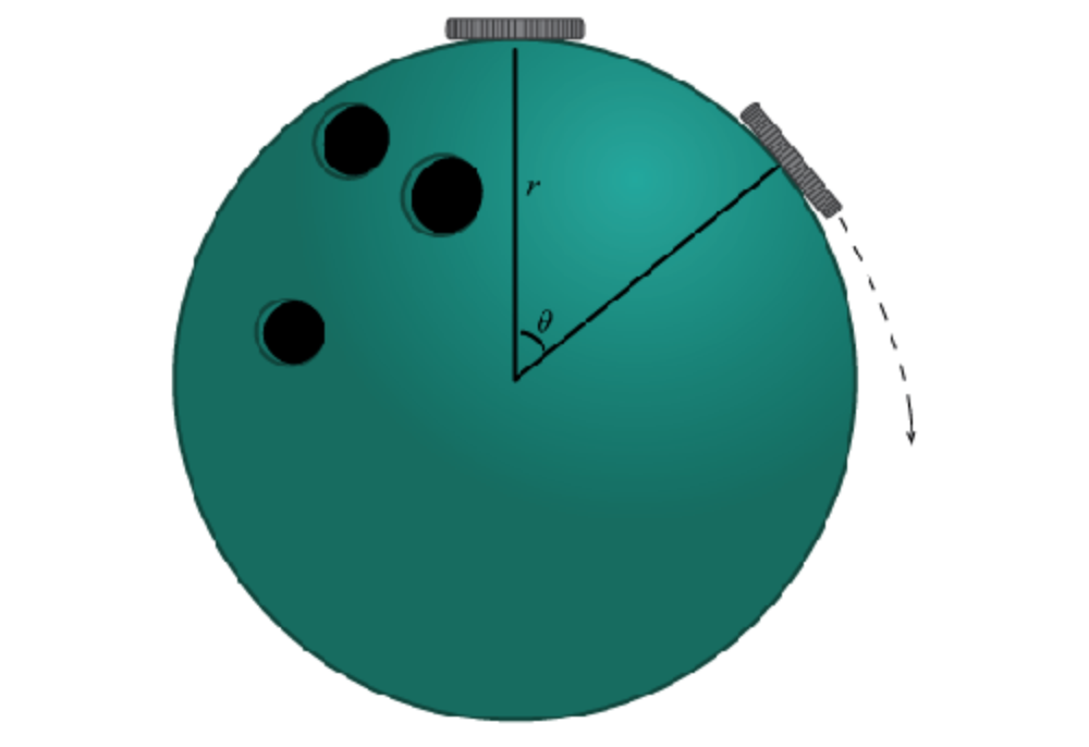 Solved A penny rests on top of a bowling ball. You give the