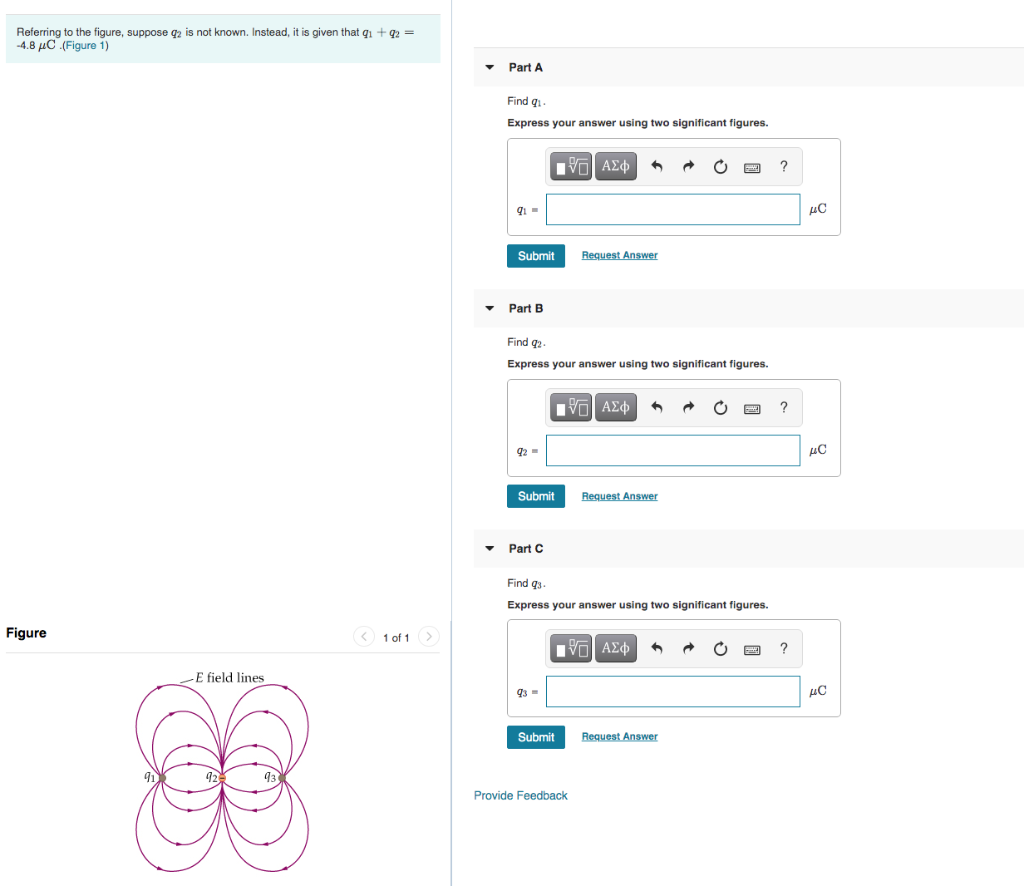 Solved Referring to the figure, suppose q2q2 is not