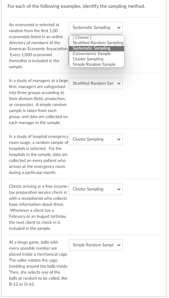 Solved In computing the standard error of the mean, the