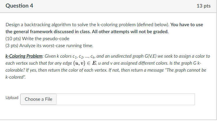 Graph Coloring Algorithm Pseudocode | Tobanga Colors