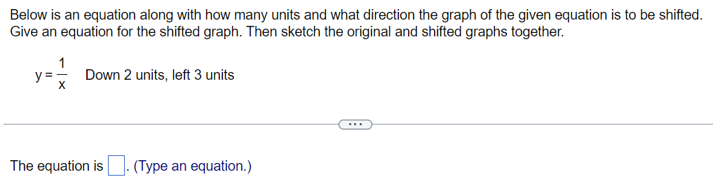 Solved Below is an equation along with how many units and | Chegg.com