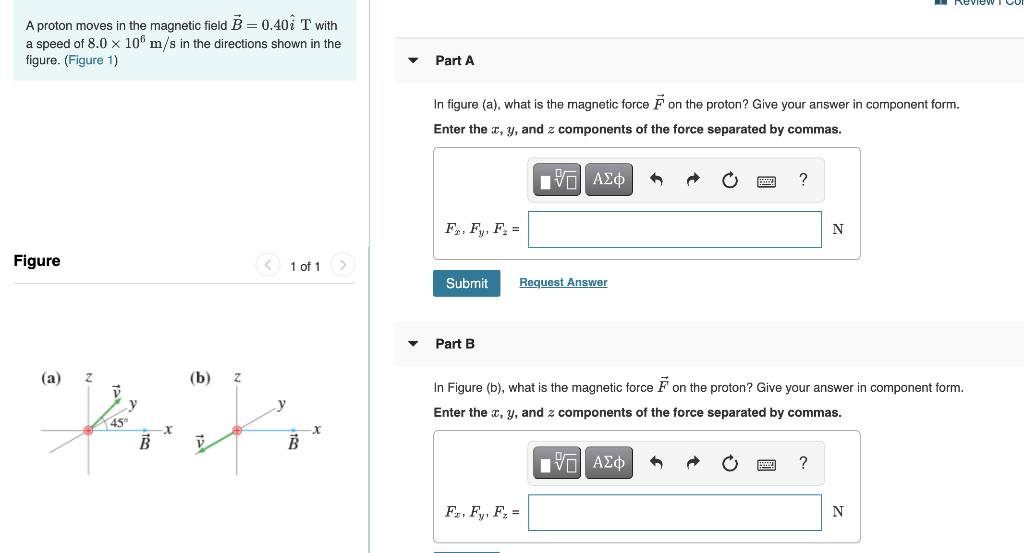 Solved A Proton Moves In The Magnetic Field B = 0.40 T With | Chegg.com