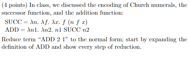 Solved (4 points) In class, we discussed the encoding of | Chegg.com