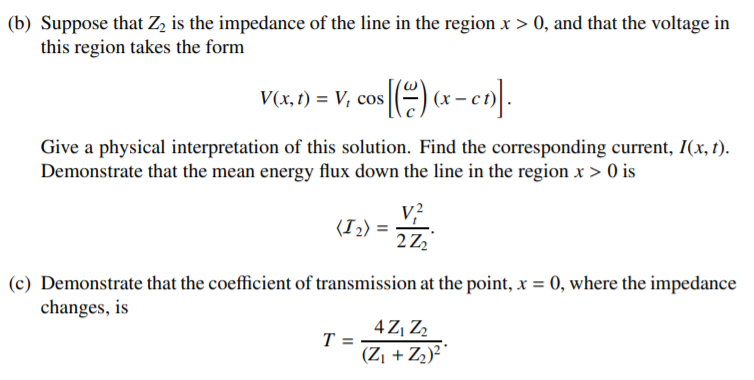 2. A transmission line consists of two straight | Chegg.com