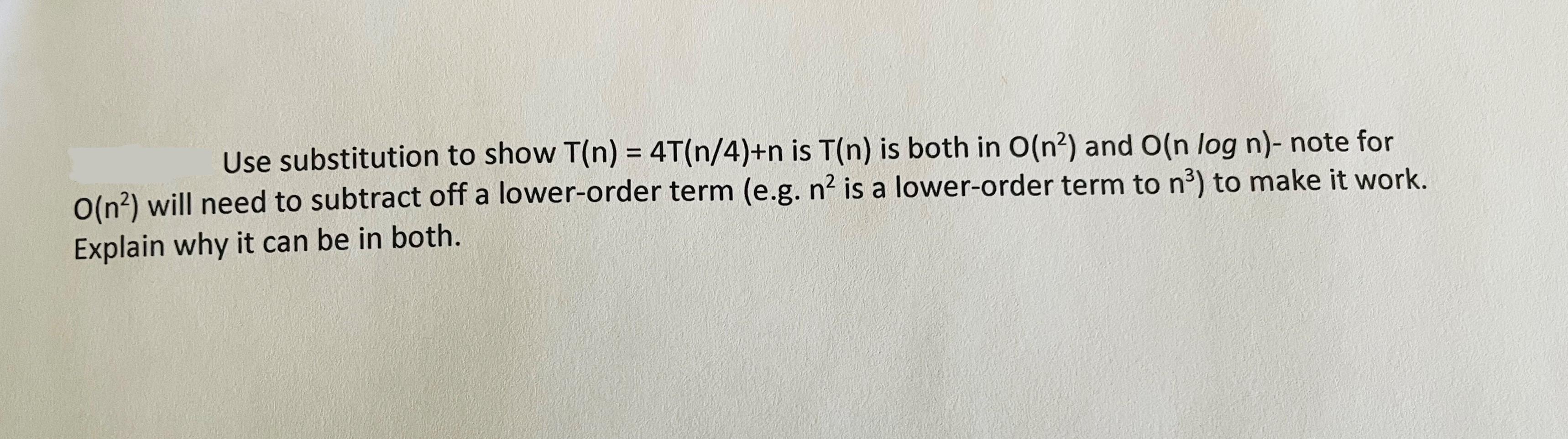 Solved Subject: Algorithm Design and Analysis Textbook: | Chegg.com