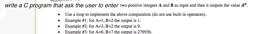 Solved write a C program that ask the user to enter two | Chegg.com