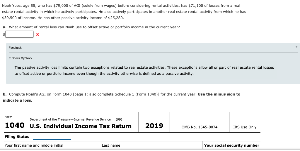 Solved Noah Yobs, Age 55, Who Has $79,000 Of Agi (solely 