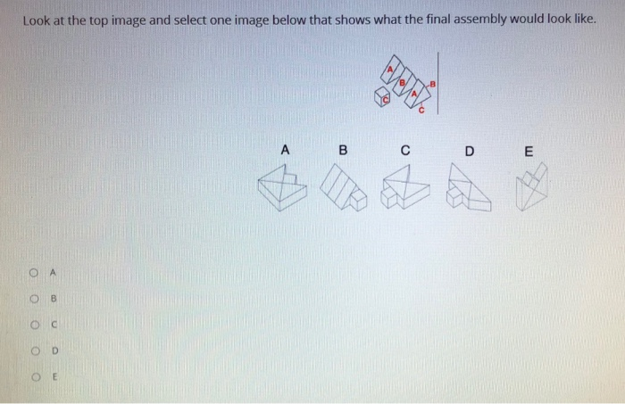 Solved Look at the top image and select one image below that | Chegg.com