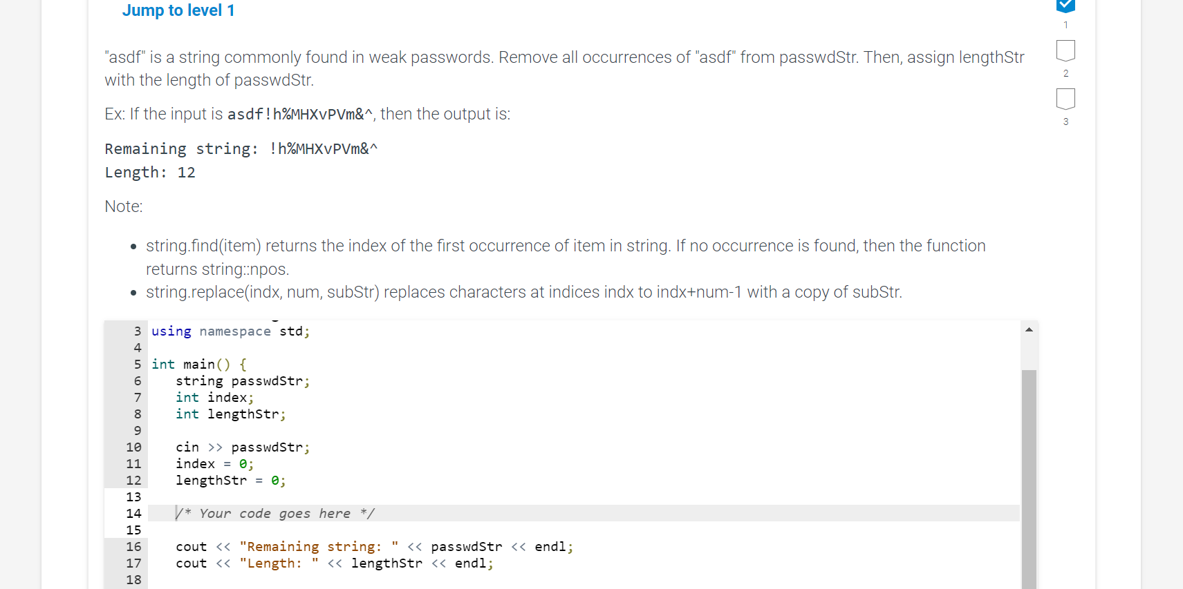 Solved Jump to level 1 "asdf" is a string commonly found in | Chegg.com