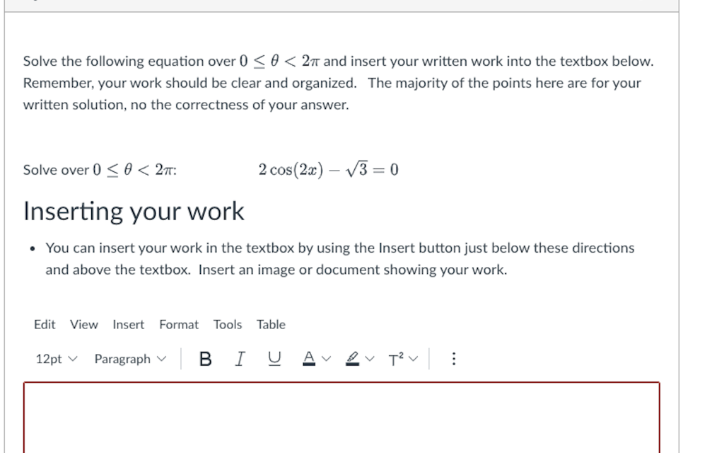 Solved Solve the following equation over 0 | Chegg.com