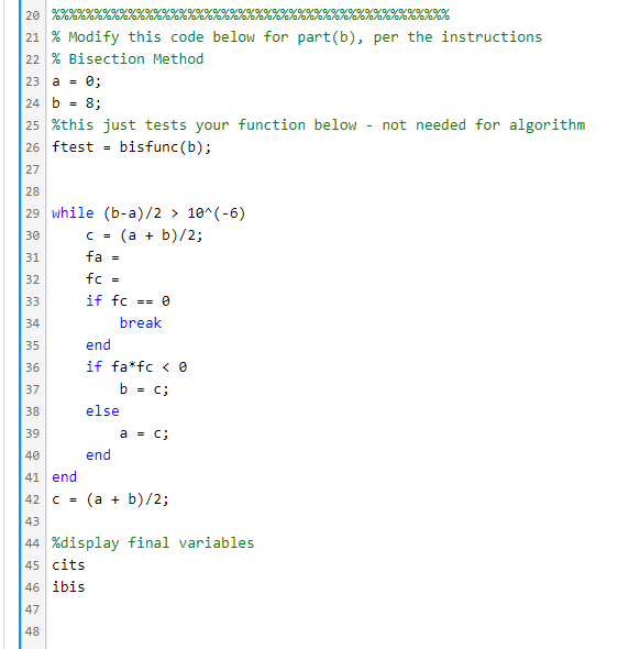 Solved b) Below, you will find code that applies the | Chegg.com