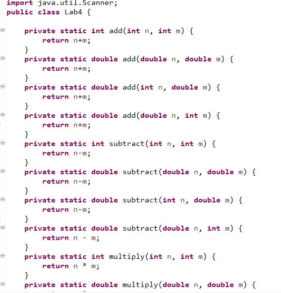 Solved For this lab, we will be creating a four function | Chegg.com