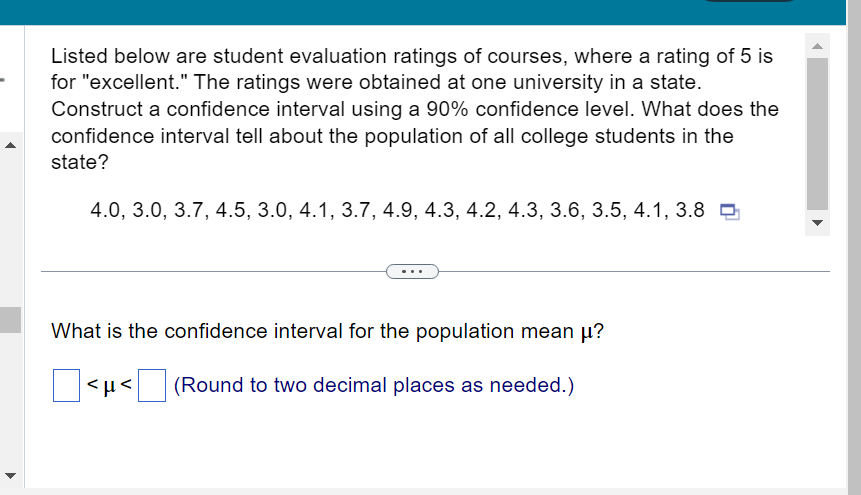 Evaluation Ratings