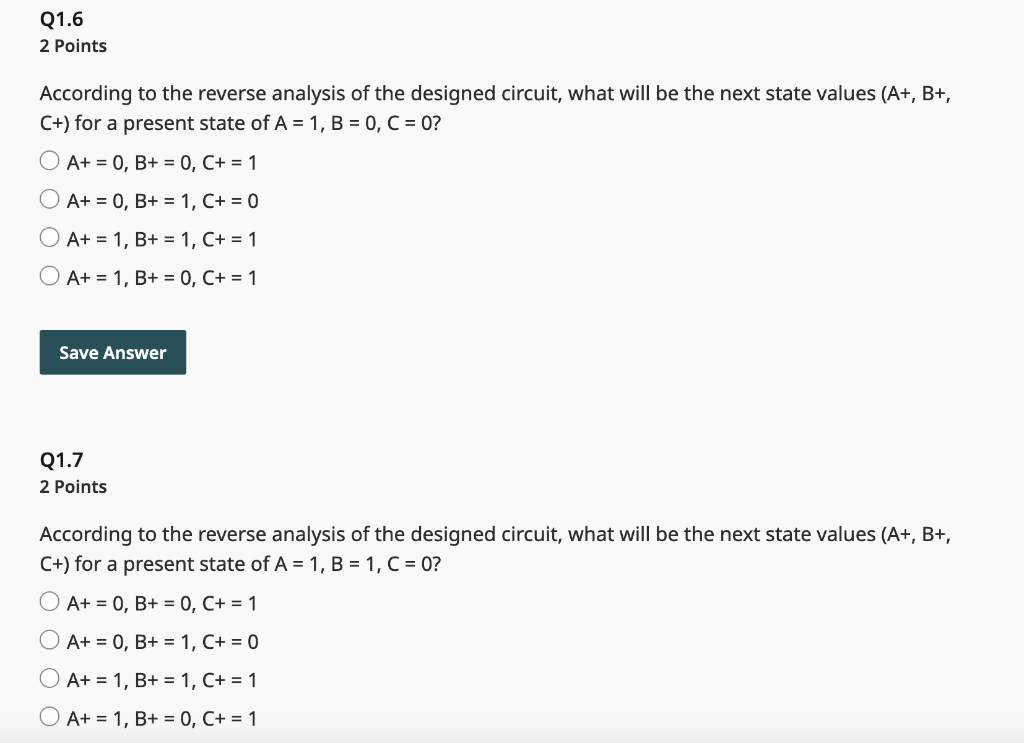 Solved Q1 Counter Design 20 Points You are required to | Chegg.com