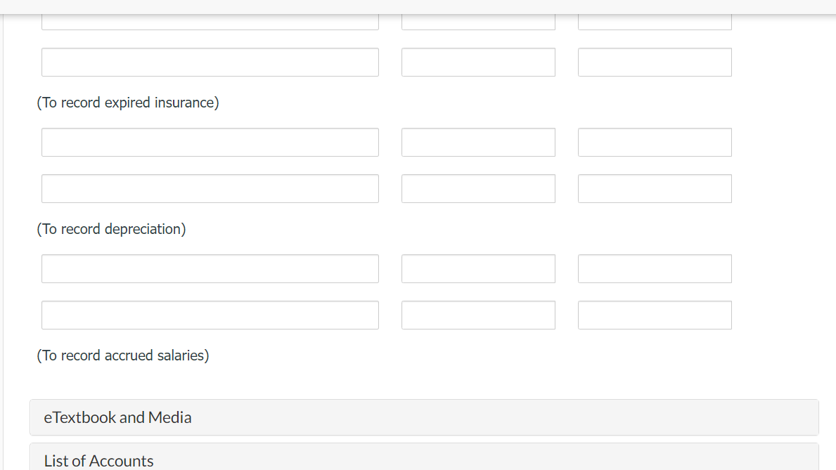 Solved The adjustments columns of the worksheet for Blossom
