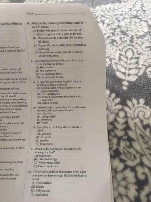 Solved 565 46. Which type of toileting equipment is used for