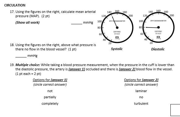 Solved 160 160 CIRCULATION 17. Using the figures on the | Chegg.com