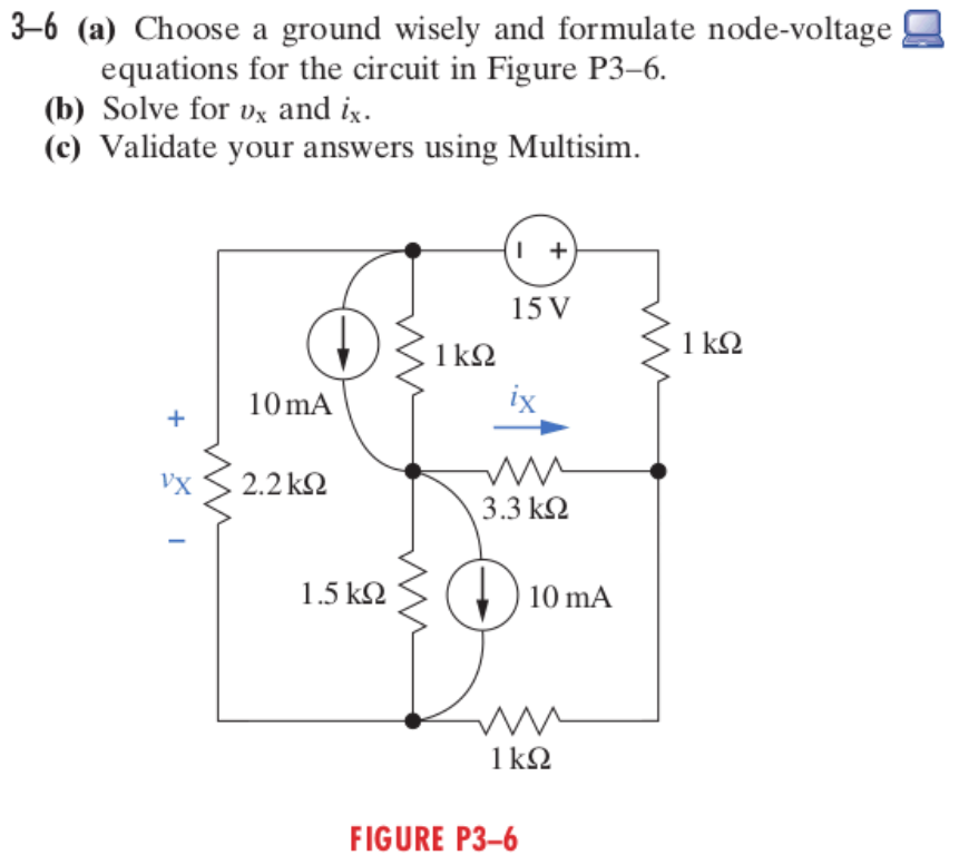 Solved 3-6 (a) Choose A Ground Wisely And Formulate | Chegg.com