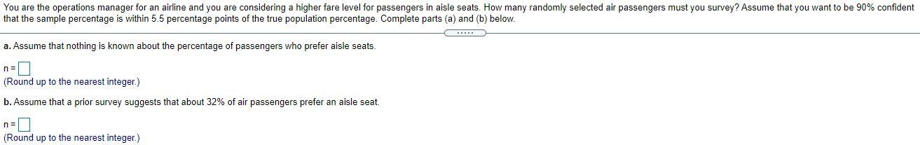 Solved You are the operations manager for an airline and you | Chegg.com