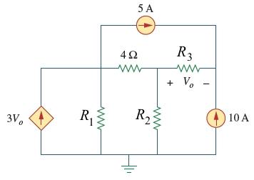 Solved In the circuit given below, R1 = 8 Ω, R2 = 7 Ω, and | Chegg.com