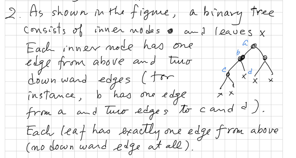 Solved 2. As shown in the figme, a binary tree consists of | Chegg.com