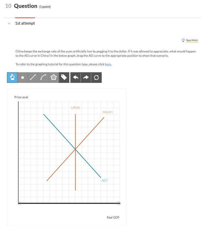 Solved 10 Question (1 point) 1st attempt See Hint China | Chegg.com