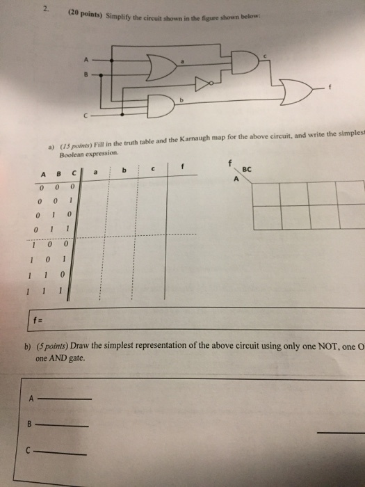 Solved Simplify the circuit shown in the figure shown below | Chegg.com