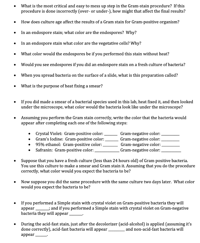 Solved What is the most critical and easy to mess up step in | Chegg.com