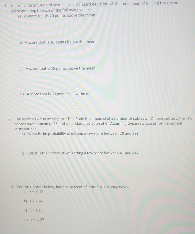 Solved 4. For the numbers below, find the percent of cases | Chegg.com