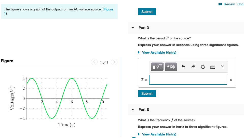 Solved Review | Consta The figure shows a graph of the | Chegg.com