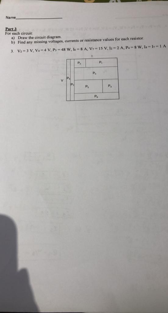 Solved 1. Draw The Circuit Diagram For The Image | Chegg.com