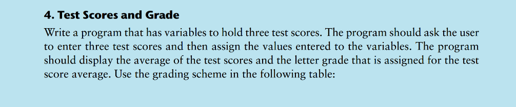Solved Please Write the program in Java And Follow all the | Chegg.com