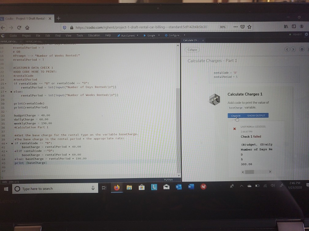 Solved python, I just need to know how to add a second 0 so | Chegg.com