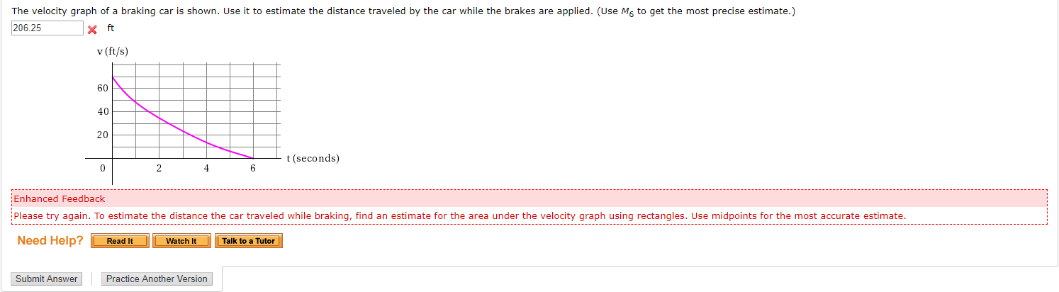 Solved The Velocity Graph Of A Braking Car Is Shown Use It Chegg Com