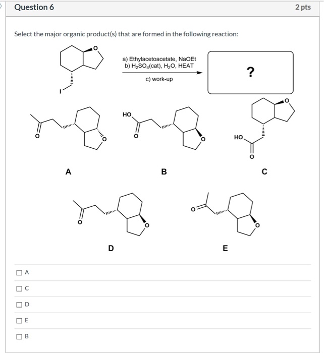 Solved 2 pts Question 3 Analyze the reaction provided, then | Chegg.com