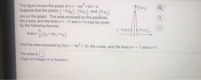 Solved o) The figure shows the graph of y -ax Suppose that | Chegg.com