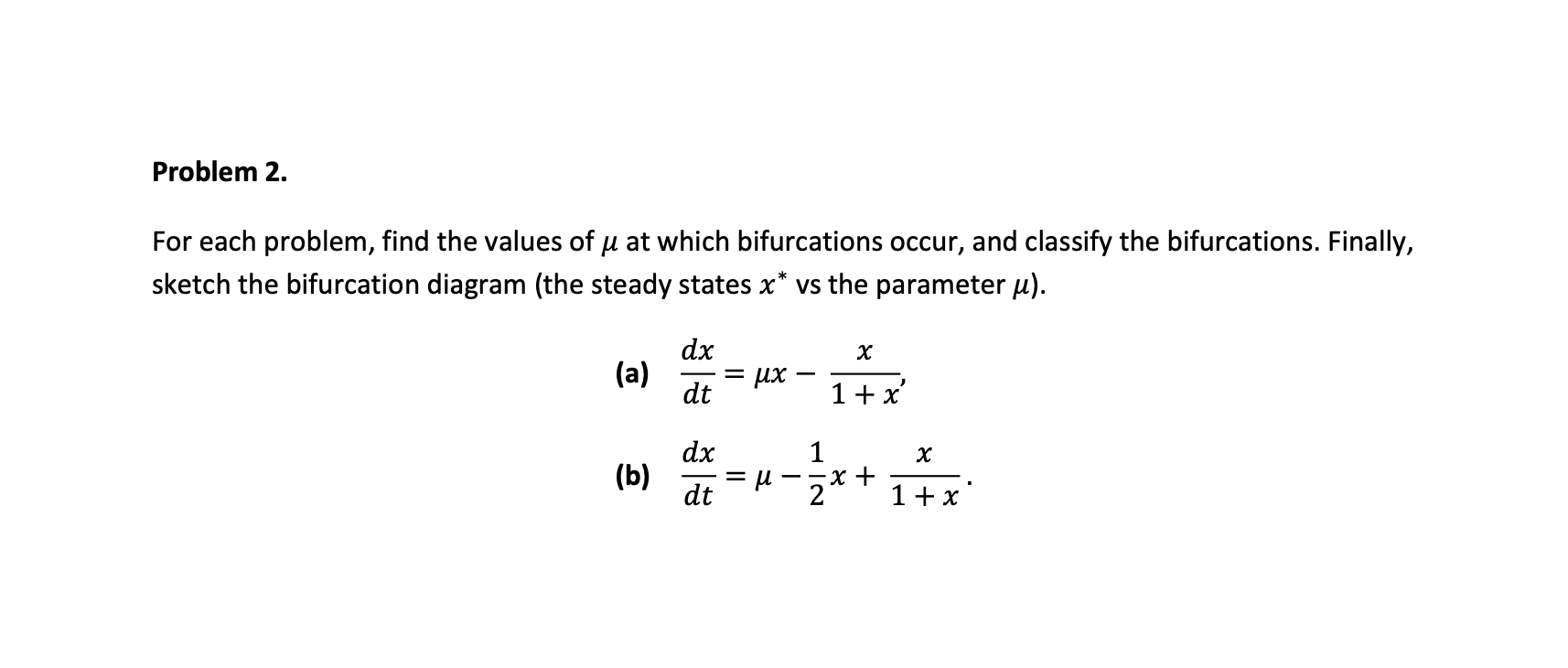 Solved Problem 2. For each problem, find the values of u at