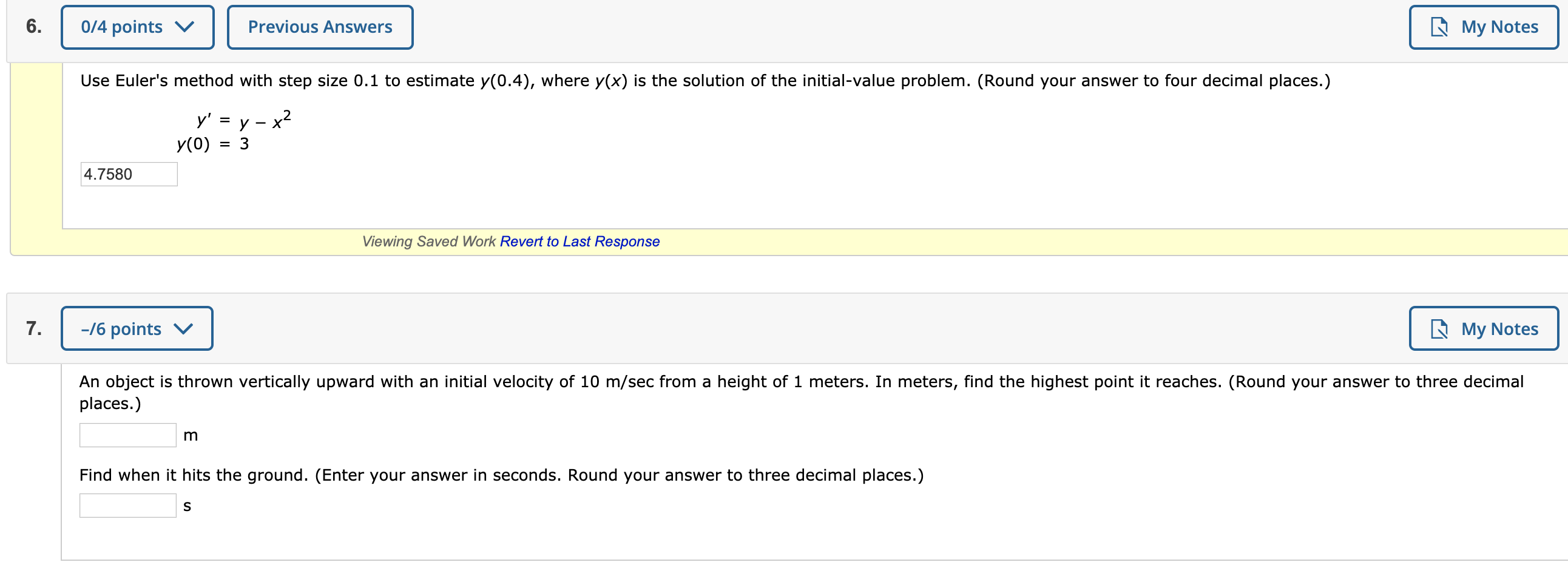 Solved I have submitted both of these questions three times | Chegg.com