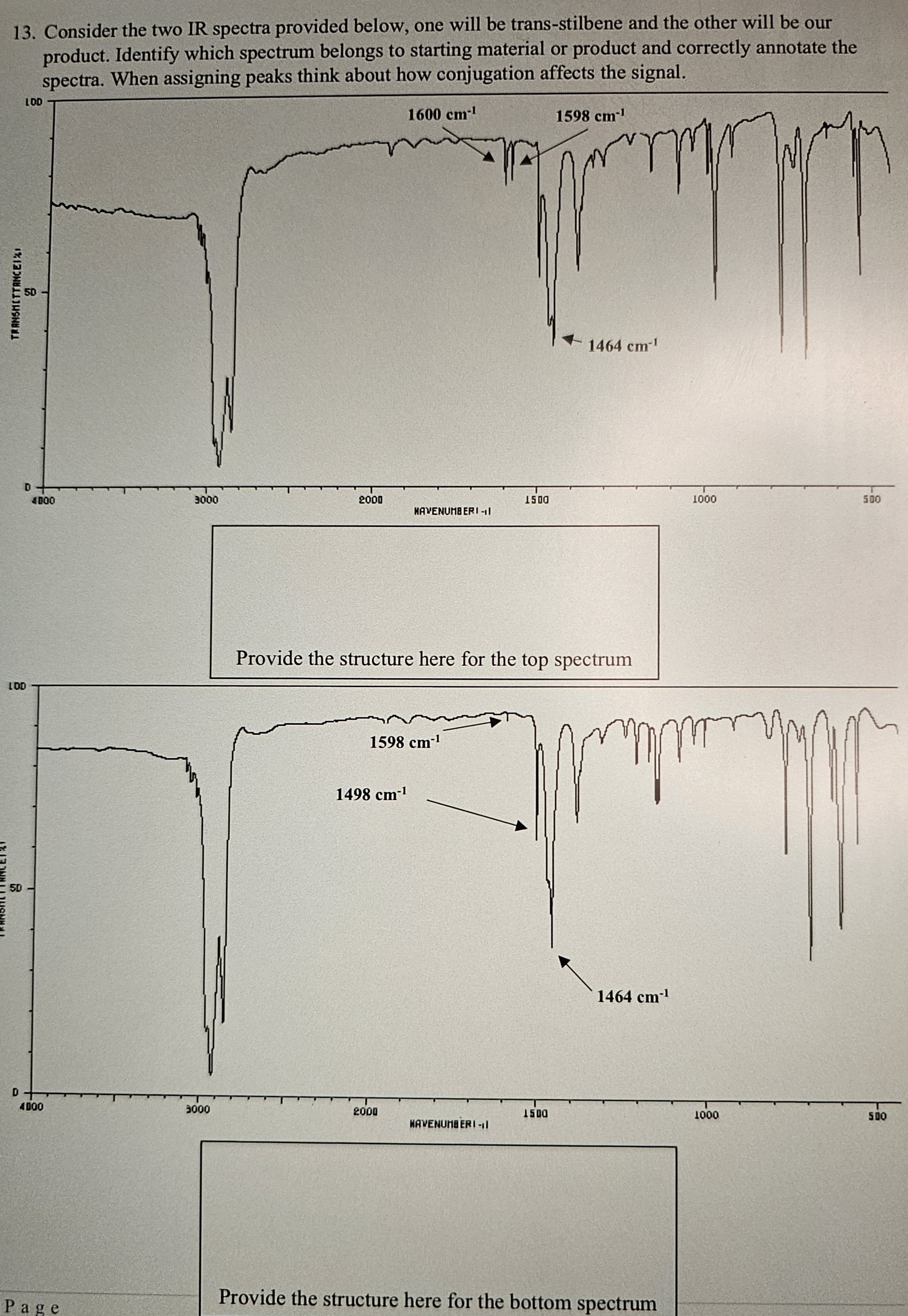 Solved 15. Consider the two 1H NMR spectra provided below, | Chegg.com