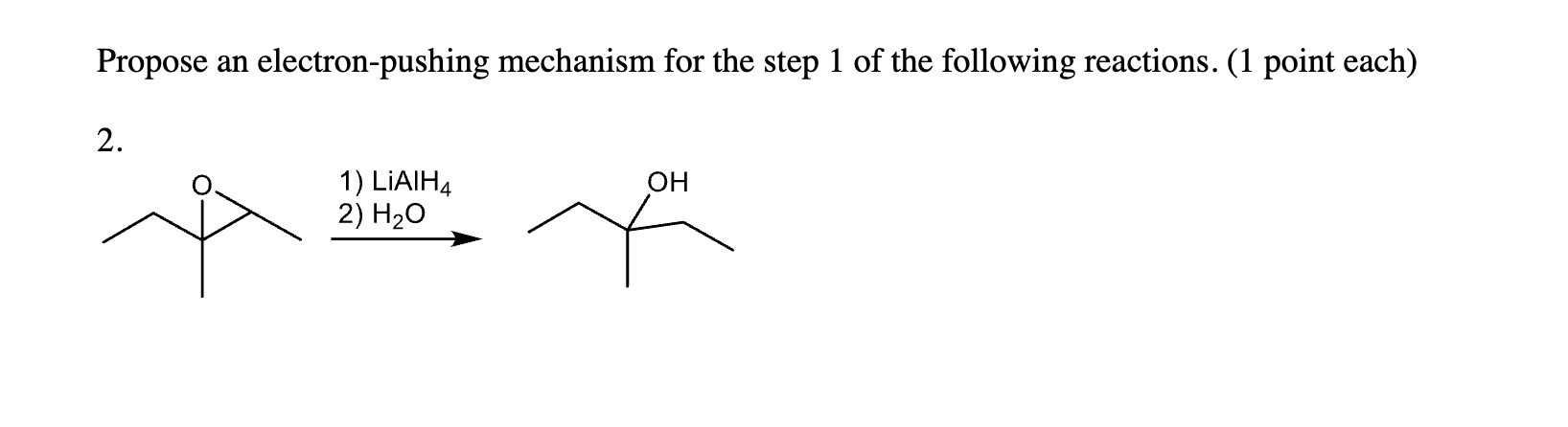 Solved Propose an electron-pushing mechanism for the step 1 | Chegg.com