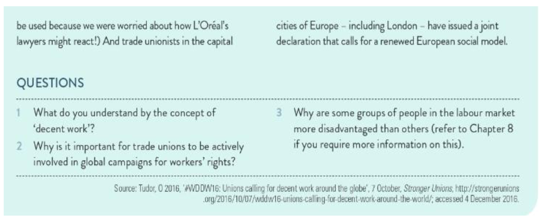 The World's Most Influential Trade Unions